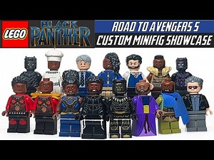 LEGO BLACK PANTHER Custom Minifigure Showcase (Road to AVENGERS Doomsday Updated Customs)