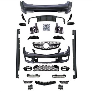 [Hot Item] for Mercedes Benz W204 Modified to C63 Amg Full Body Kit with Front Bumper