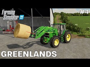 FEEDING Our PIGS & COWS! | FS22 Greenlands Gameplay | Farming Simulator 22 | Episode 4
