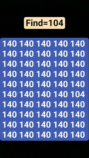 find 104 #numberpuzzle #quiz #braintestsolution #brainchallenge #facts