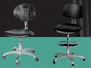 [Hot Item] ESD Ergonomic Polyurethane Anti Static Chair Seat Height Adjustable for Lab Cleanroom