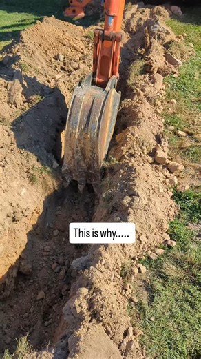 This is why we will never have an in-ground pool. At first glance, you might think that's dust, but it's actually smoke coming off a HUGE rock Kevin is scraping with his tractor bucket to break loose. We're basically a rock farm. Maybe one day we can find a way to make money from all these rocks. #tractor #kubota #farm #Ranch #homestead #digging #Equipment #rocks #country #oklahoma #fyp | Hidden Heights Farm