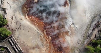 Geysers: hidden dangers in Yellowstone Park