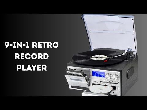 9 in 1 Record Player Review | Vinyl, CD, Cassette, Bluetooth & MP3 Recording – MUSITREND