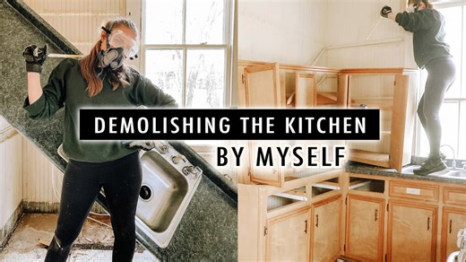 Kitchen demolition alone? DIY tips to make it easier