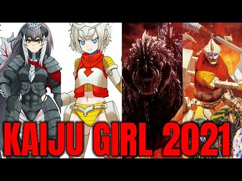 all Godzilla kaiju girl version 2021
