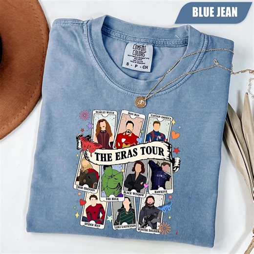 Avengers the Eras Tour Shirt, Marvel Super Heroes Shirt, Captain America Ironman the Hulk Shirt, Spider-man T-shirt, Marvel MCU Fan Gift - Etsy Australia