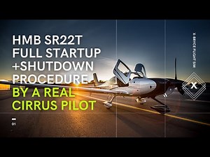 Full Startup and Shutdown Procedure of The Hold My Beer SR22T (By a real-life Cirrus pilot)