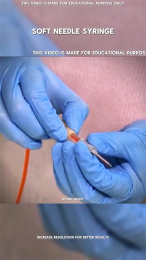 The Needle That Becomes Soft After Injection! #facts #science #shorts