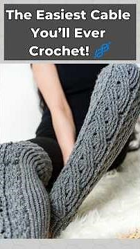 Cable Stitch Breakdown You Need to See! #crochet #technique