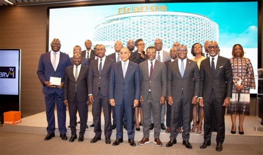 Brvm : Orange Côte d’Ivoire effectue sa première cotation en bourse