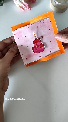 creative birthday card idea easy cheesy 😉 #shorts #birthdaycard