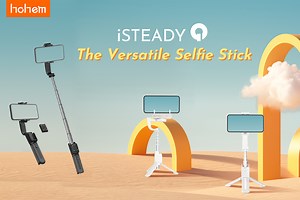 Combine the features of a selfie stick, tripod, and gimbal with Hohem iSteady Q