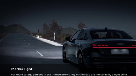 Audi A6 Sedan – Lighting technology – Animation