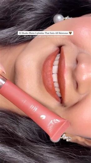 The Perfect Shade Of Matte Lipbalm 💗 You need to try #brown #glowpowder #beautymix