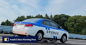 Chocks away for road test of China’s first maglev car