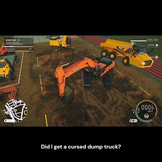 Construction Simulator- What's Up With Trucks And Flying On This Game? #gaming