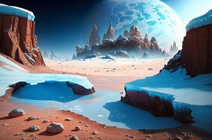 मंगल पर 4 लाख साल पहले था हिमयुग, अचानक बदली हवा की दिशा और सब खत्म!