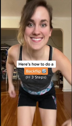 How to do a backflip in 3 steps! #fyp #foryou #foryoupage #backflip #howtodoabackflip