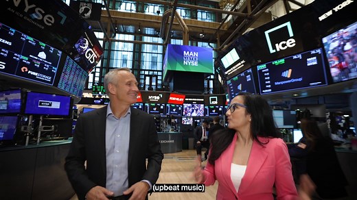 Jonas Prising, CEO and Chair of ManpowerGroup, discusses its 75th anniversary and how ManpowerGroup is preparing the global workforce for the future of work. #NYSEFloorTalk with Judy Shaw | New York Stock Exchange