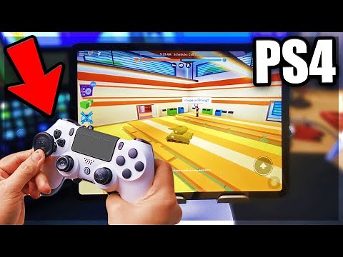 Playing ROBLOX JAILBREAK with a PS4 CONTROLLER... (Roblox Mobile)
