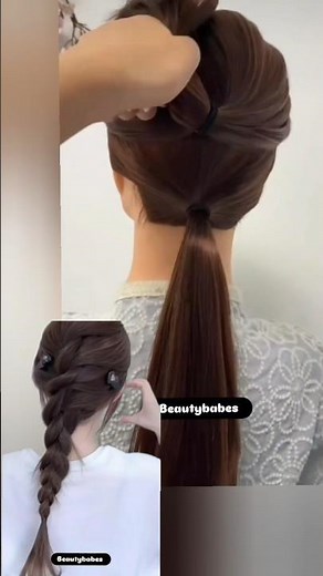 💓Easy braids Hairstyle for short hair ||Easiest hairbraids tutorial💓 #diyhairstyle #hair #virel #yt