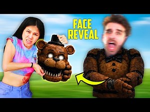 Spy Ninjas Face Reveal Freddy Fazbear & Chica Caught on Camera! 😨 Its Daniel Gizmo?!