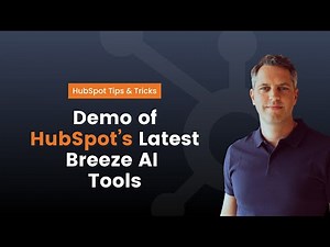 Demo of HubSpot's Latest Breeze AI Tools