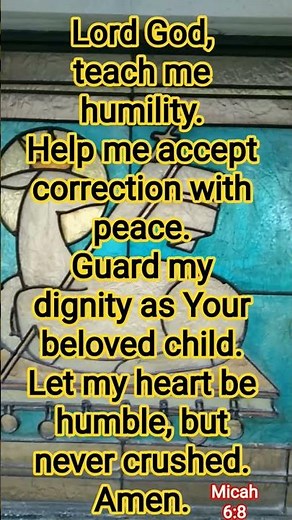 HUMILITY WITH DIGNITY ✨ - Micah 6:8