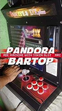 PANDORA BARTOP ARCADE MACHINE WITH TOKEN SLOT #insertcoingaming #bestarcadegames #bartoparcade