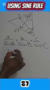 trigonometry: sine rule #cxcmaths #csecmaths #basicproblems #maths #education