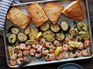Sheet Pan Shrimp Scampi