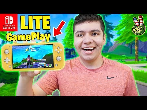 Fortnite On The Nintendo Switch Lite! (First Impressions)