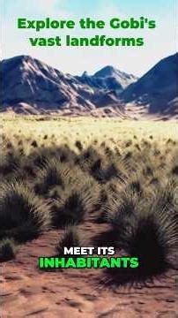 Gobi's Most Dangerous Terrain Exposed #desert #extreme #nature