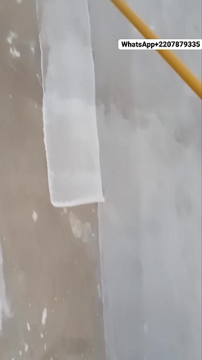 After cleaning the wall and the floor now we are applying the first cost of Primer | Touray's Painting