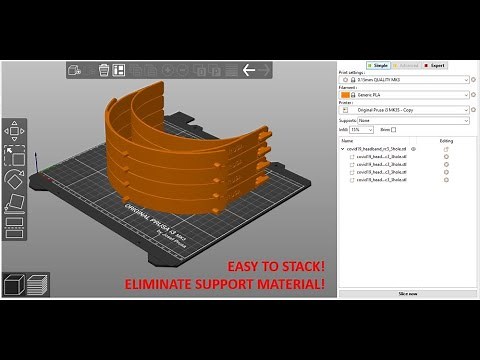 Stacking methods using Prusa Slicer | Eliminate Support | Improve Layers |