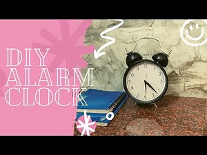 DIY alarm clock | how to make diy alarm clock | table decor | waste material craft
