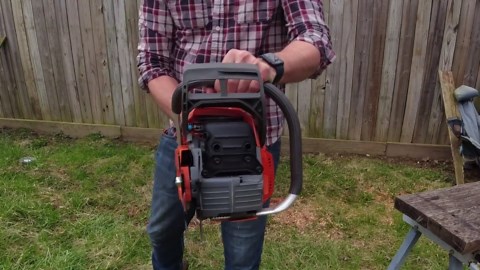 NEO-TEC New NH865 65cc Gas ChainSaw, Chain Saw with 24 Inch Advance Bar and Chain, 3.4KW 4.6HP Gasoline Chainsaw for Professional Wood Work (24 INCH)