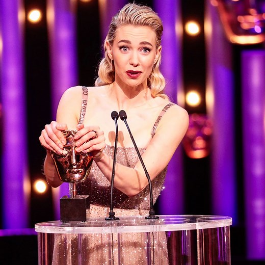 "This is for Margaret, wherever she is." Vanessa Kirby dedicates her BAFTA to Princess Margaret as she wins Supporting Actress for her role in #TheCrown 👑 Have you caught Vanessa in new drama The World To Come yet? | BAFTA