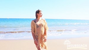 Watch Bsubseach Women Swimwear Swimsuit Cover Up Short Beach Dress on Amazon Live