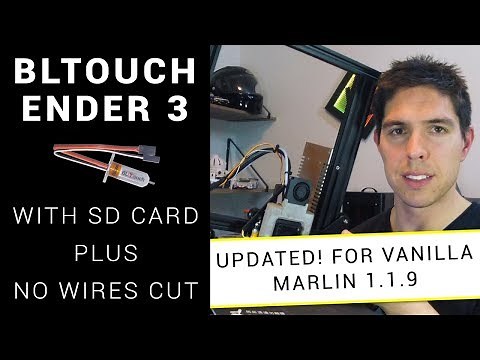 Ender 3 BLtouch vanilla Marlin guide