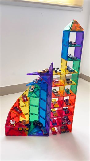 67K views · 236 reactions | Create a CONNETIX spiral tower garage for...