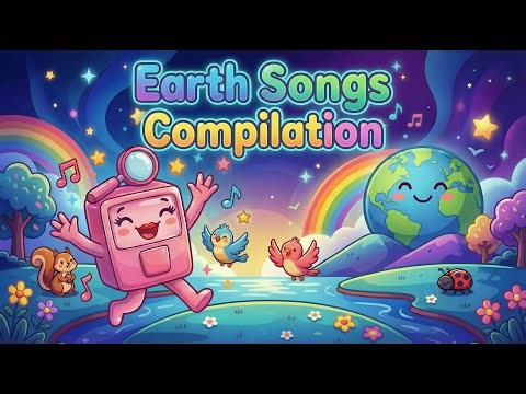 Earth Songs for Kids 🌍 Learn About Our Planet (Compilation)