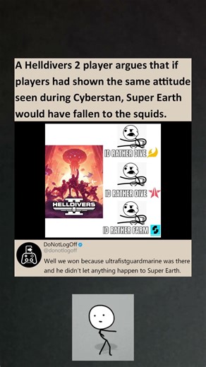 Helldivers 2 player said weaker attitude of players during Cyberstan could have hurt Super Earth #pc