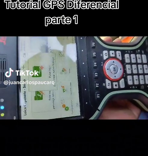 Tutorial GPS Diferencial Parte 1: Crear Nuevo Trabajo