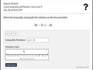Number Line on Delta Math