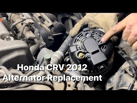Honda CRV 2012 Alternator Replacement