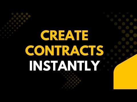 How to Generate a Contract in Under 60 Seconds with AI