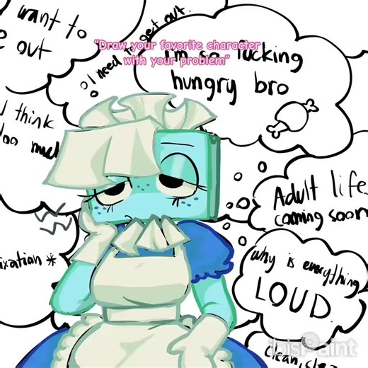 I wish I could stop thinking sometimes because I have different conversations going on…? OG: pankateeo2 #dandysworld #robloxdandysworld #dandysworldtisha #tishadandysworld #fyp