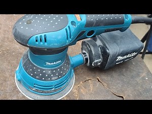 Makita 5" Variable Speed Handle Style Random Orbit DA Finish Sander Review